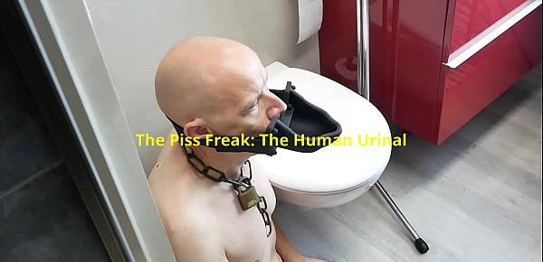  Piss Freak The Human Urinal ... The Training Goes On !
